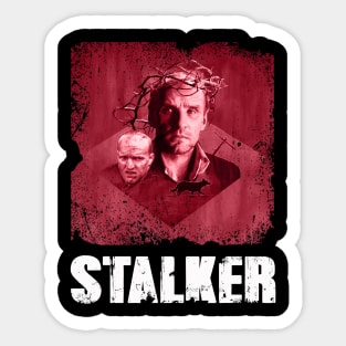 Tarkovsky's Tapestry Embrace the Enigma with STALKERs Movie-Themed Wearable Art Sticker